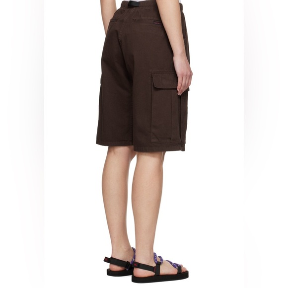 Gramicci Relaxed Fit Cargo Shorts Brown - Picture 15 of 16